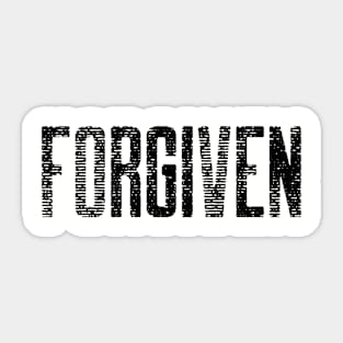 Forgiven Sticker